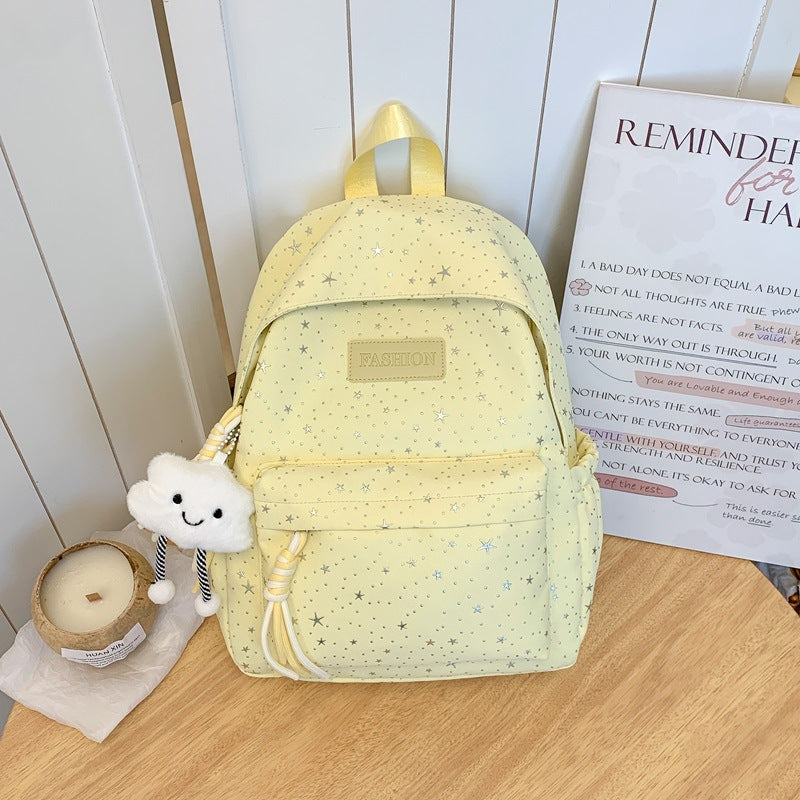 Stylischer Rucksack mit Sternmuster