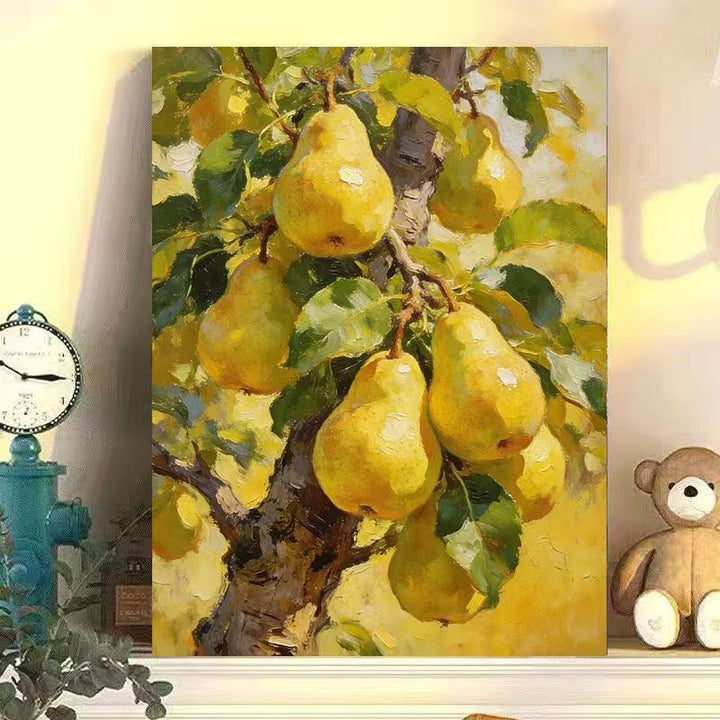 Birnen-Themen Küchen Wandkunst Druck Karnz