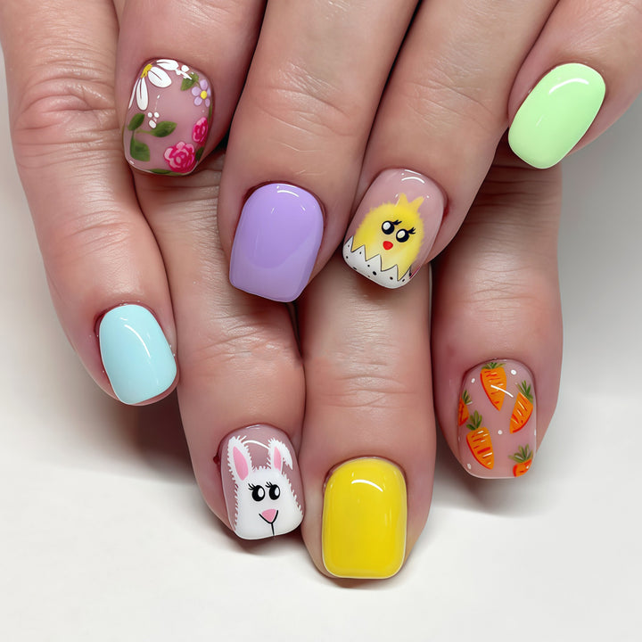 Künstlerisches saisonales Nageldesign-Set Karnz