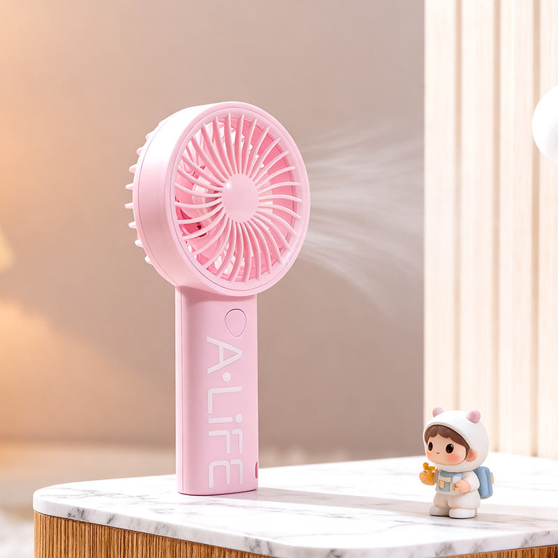 Damen Tragbarer USB Handventilator mit ergonomischem Design und variabler Geschwindigkeitsregelung Karnz