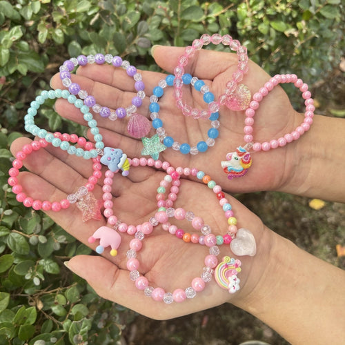 Süßes Armband mit Elefantenanhänger Aus Glas Karnz