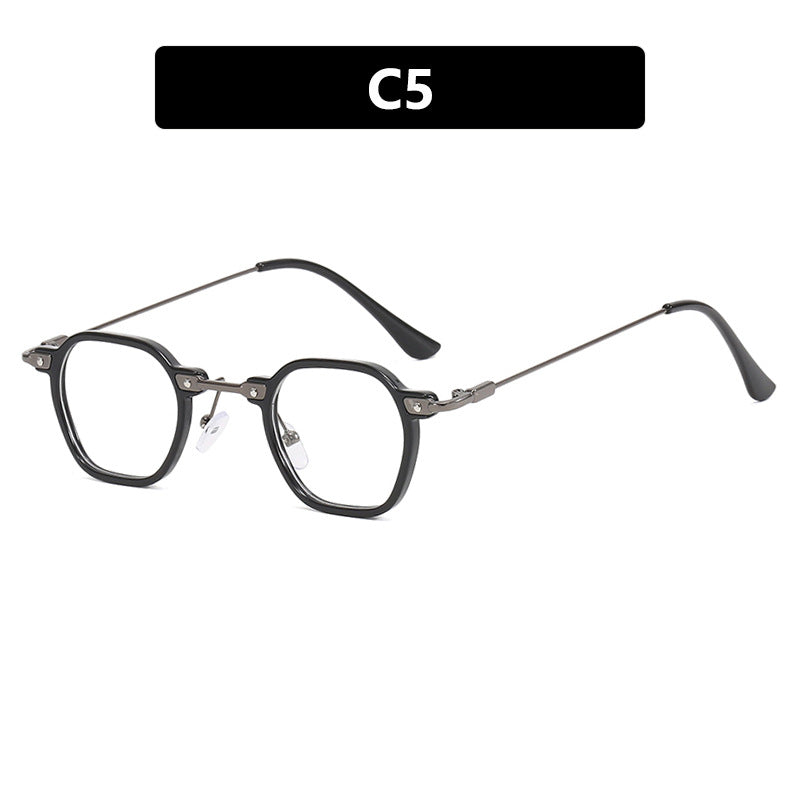 Damen stilvolle Sonnenbrille mit einzigartiger sechseckiger Form und robustem Rahmen Karnz