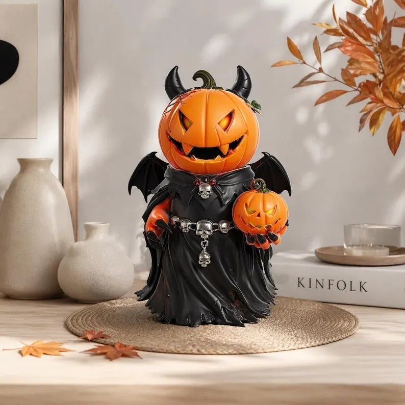 Kreative Halloween Kürbisfigur Karnz