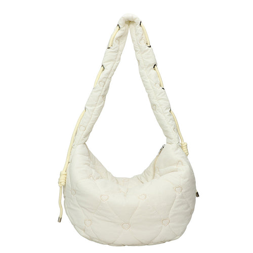 Gep quiltete Herzmuster Handtasche
