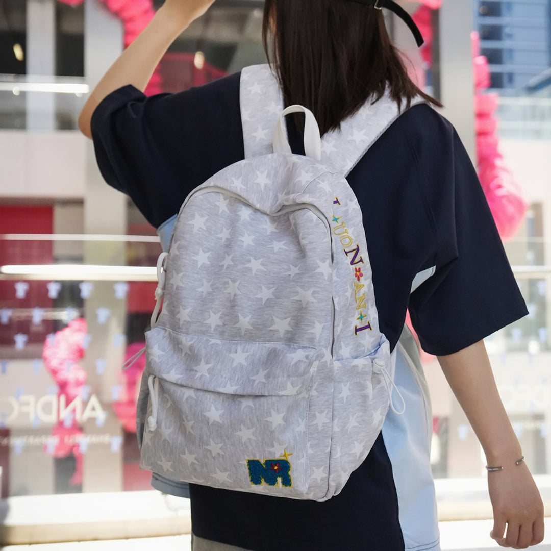 Stylischer Sternenmuster-Rucksack Karnz 1791204182