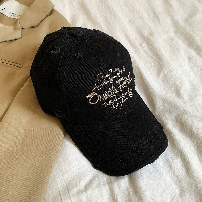 Vintage Verwaschenes Baumwoll-Baseballcap