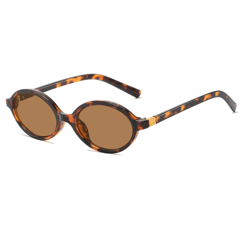 Vintage-inspirierte ovale Fassung Brille Karnz