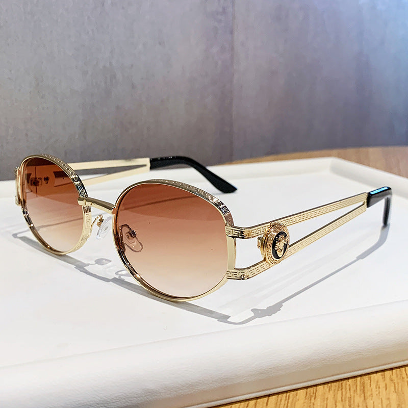 Damen elegante Sonnenbrille mit luxuriösem Rahmen und filigranem Design Karnz