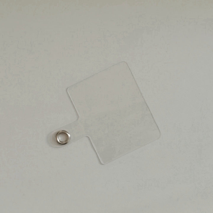 Transparente Gepäckmarke Karnz