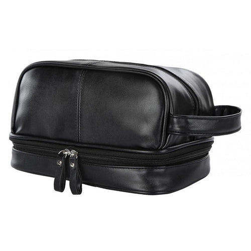 Premium Leder Kulturbeutel Organizer