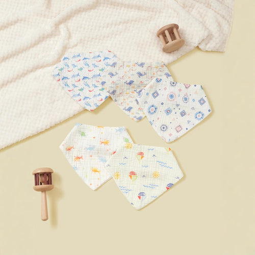 Weiche Musselin Baby Bandana Lätzchen Set Karnz