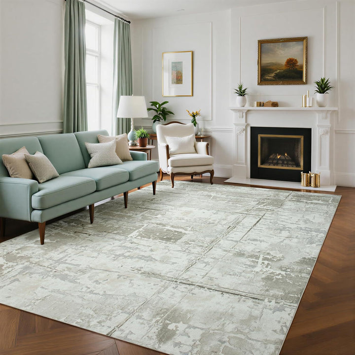 Modern Vintage-inspirierter Teppich