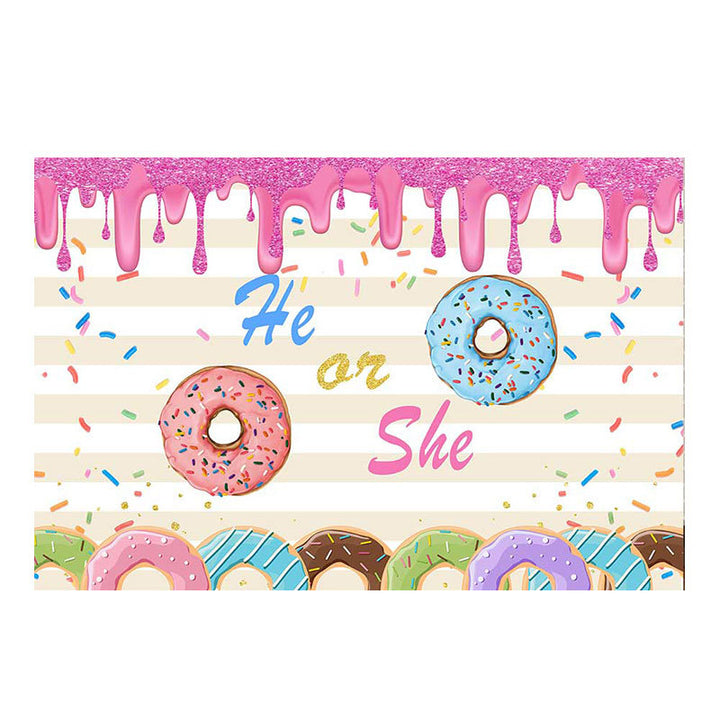 Kinderspielerische Donut-Themen Wandkunst Karnz