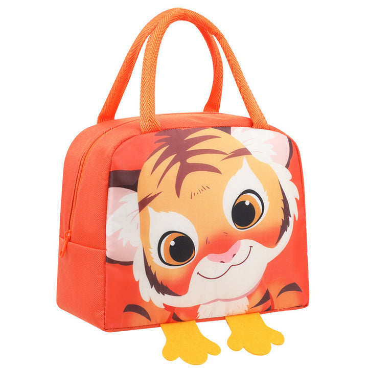 Spaß Cartoon Hasen-Themen Isolierte Lunch Tasche Karnz