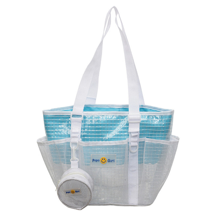 Netz Strandtasche mit abnehmbarem Beutel