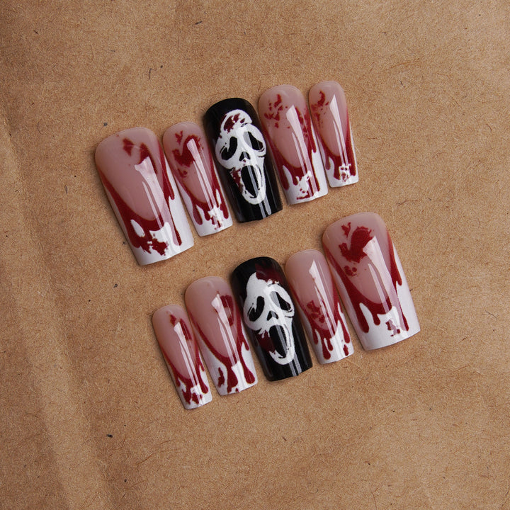 Kreatives Halloween Kunstnagelset Karnz