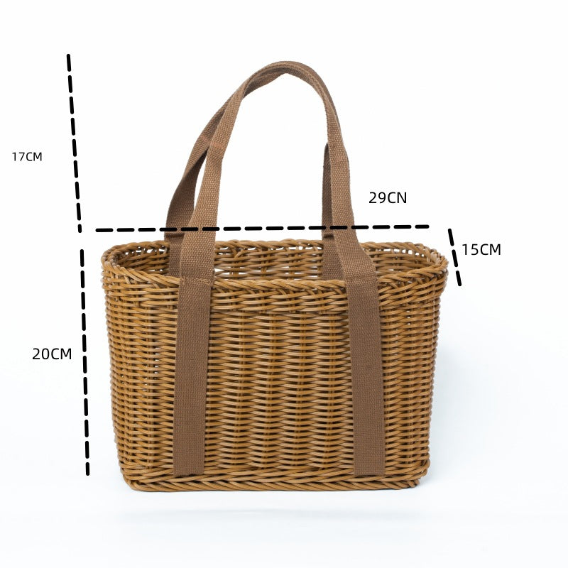 Handgewebter Picknick Aufbewahrungskorb Karnz