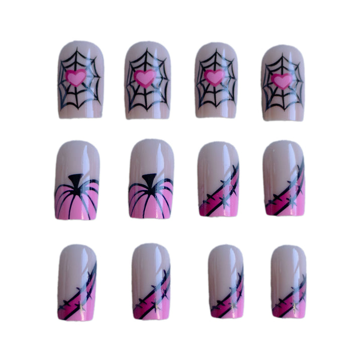 Halloween-Themen Press-On Nagel Set Karnz