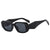 Damen Geometrische Retro-Sonnenbrille Karnz