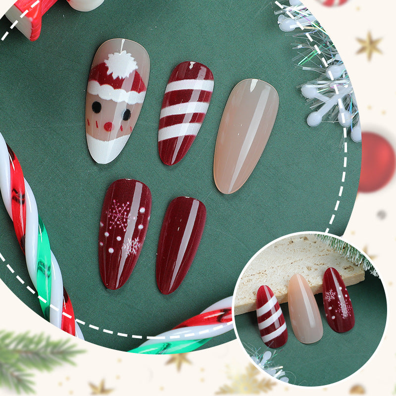 Festliches, urlaubsorientiertes Press-On-Nail-Art-Set 1790738334