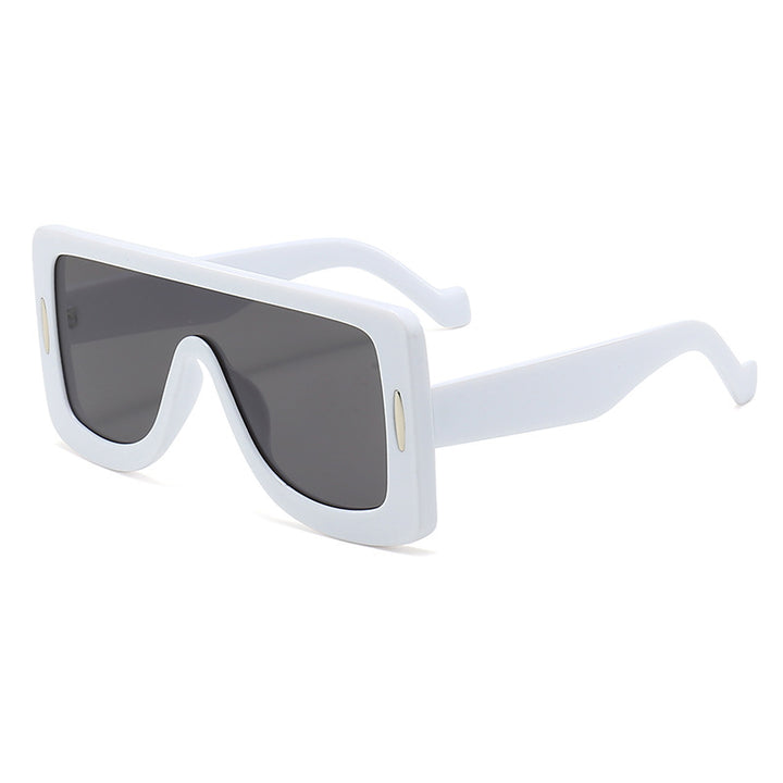 Damen Oversized Sonnenbrille im modernen Bauhaus-Stil Karnz