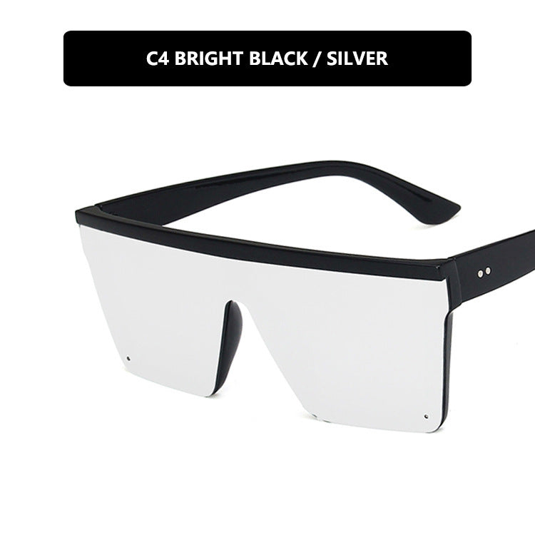 Damen futuristische Sonnenbrille im schützenden Oversized-Format Karnz