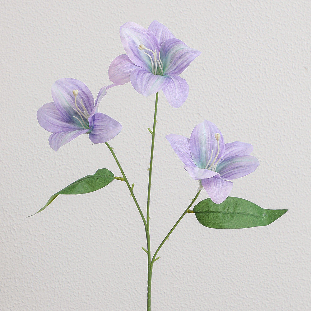Künstlicher Lilienstängel mit filigranen Blüten Karnz