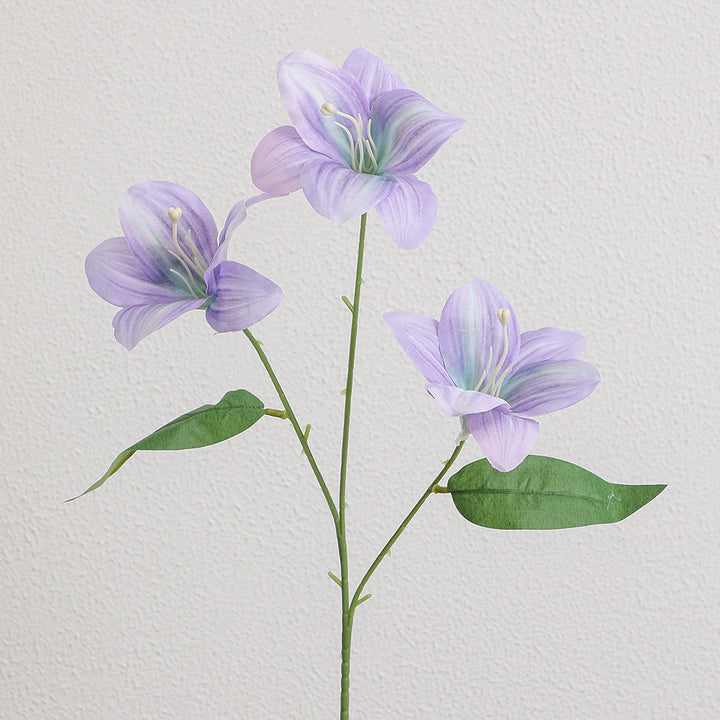 Künstlicher Lilienstängel mit filigranen Blüten Karnz