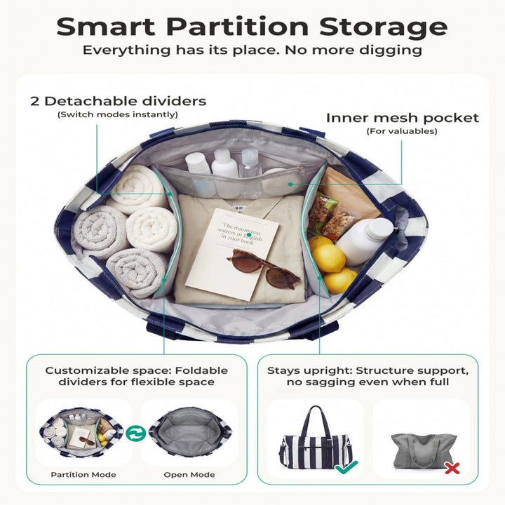 Geräumige Multi-Compartment Utility Tasche Karnz