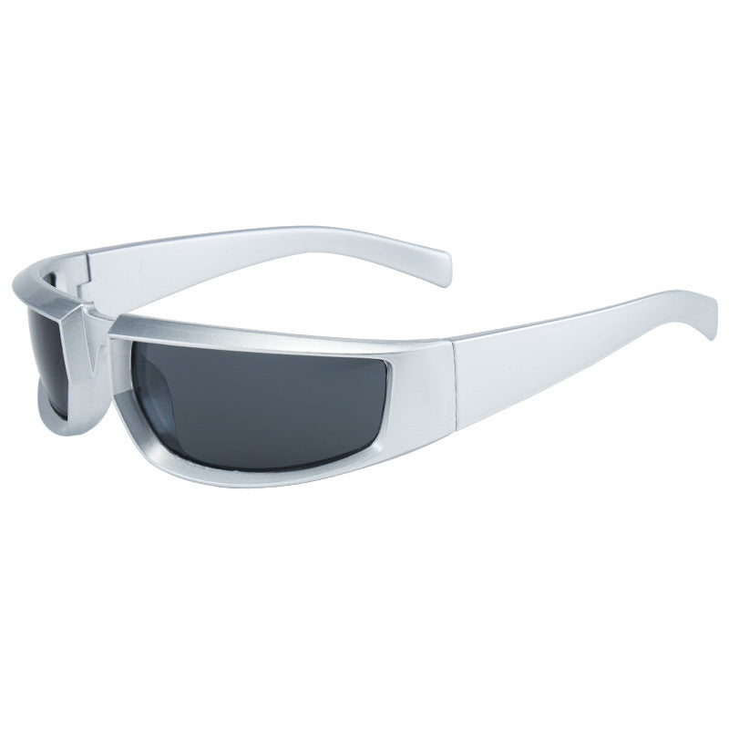 Damen Sportliche Sonnenbrille mit stylischem, stabilen Rahmen und UV-Schutz Karnz