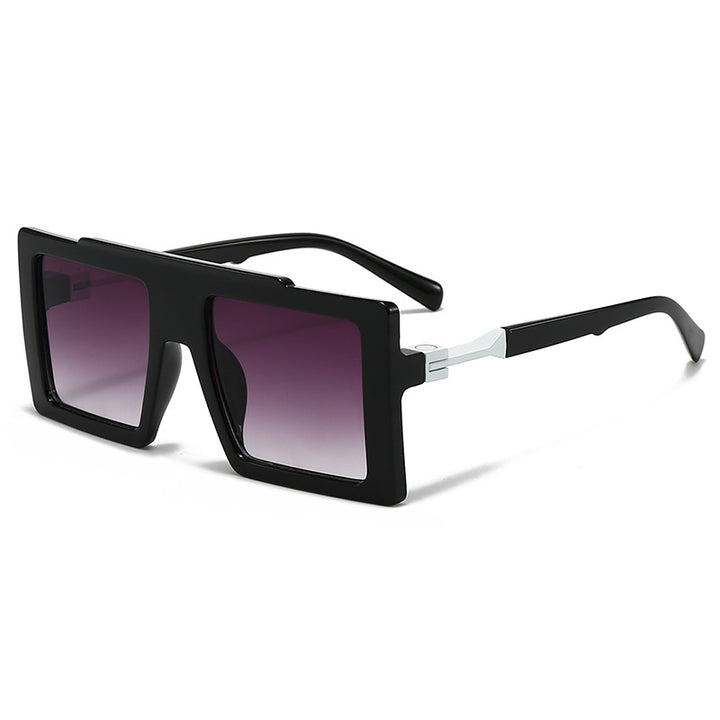 Damen modische Sonnenbrille mit rechteckigem Rahmen Karnz