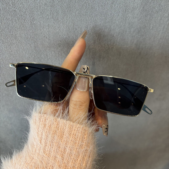Chic Minimalistische Quadratische Sonnenbrille Karnz