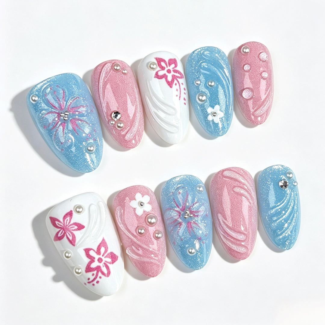 Dekoratives Press-On Nagelkunst Set 1790745645