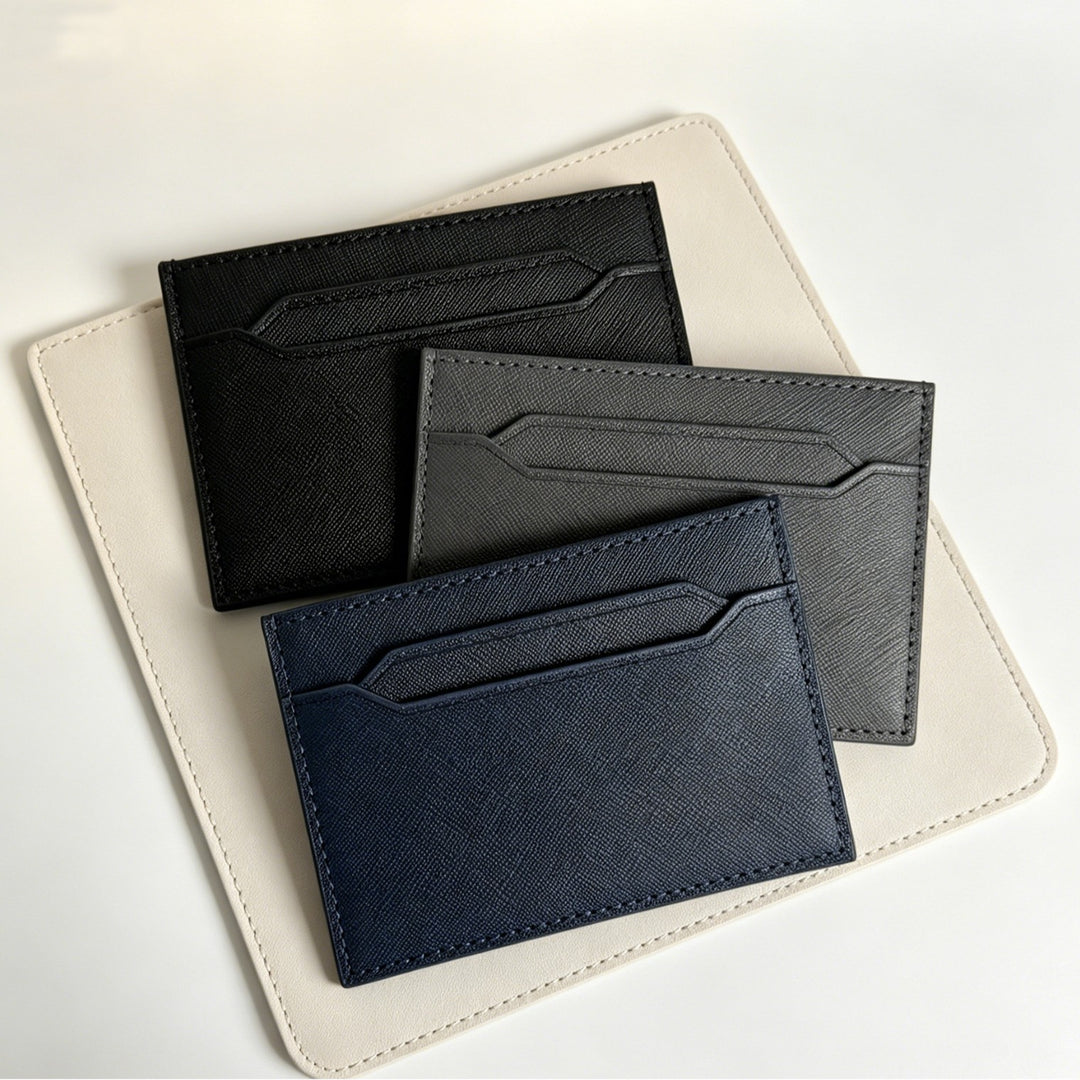 Eleganter Lederkartenhalter Karnz