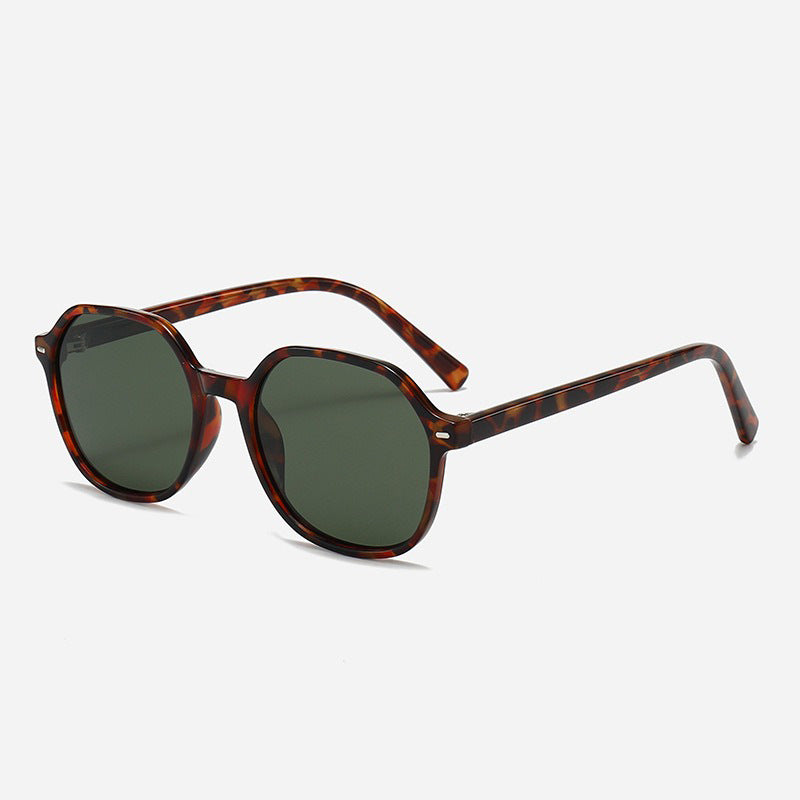 Damen modische Sonnenbrille im extravaganten Schildpatt-Design Karnz