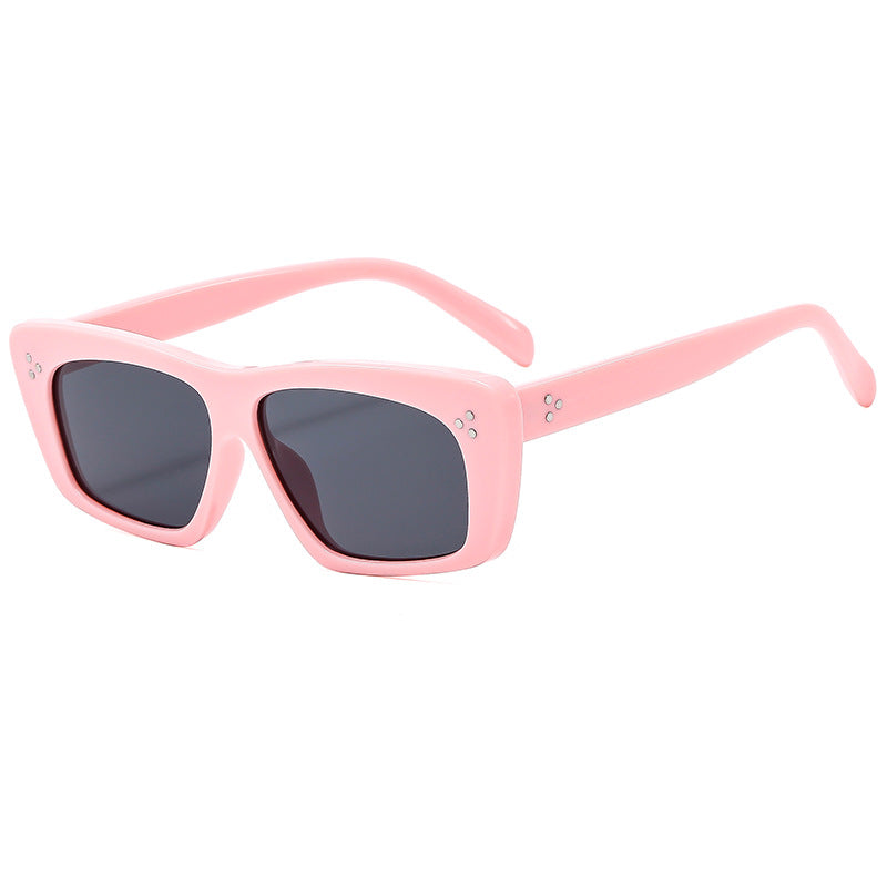 Damen quadratische Sonnenbrille mit modernem Design und polarisierenden Gläsern Karnz