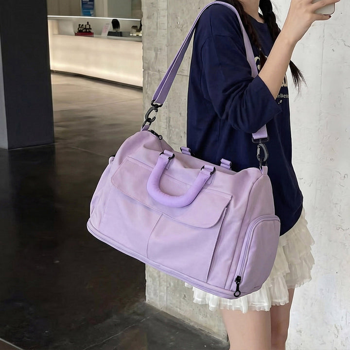 Stylische Canvas Wochenend-Duffle Bag Karnz