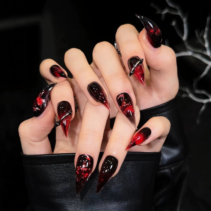Stiletto Press-On Nagel Set