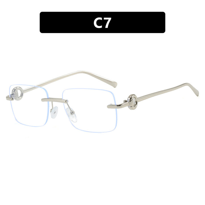 Damen modische geometrische Brille Karnz