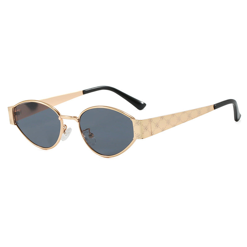 Damen Cat-Eye Sonnenbrille mit elegantem Design und luxuriösen Akzenten Karnz