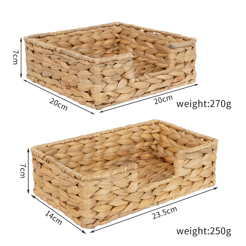 Handgefertigter natürlicher Rattan-Organizer Karnz