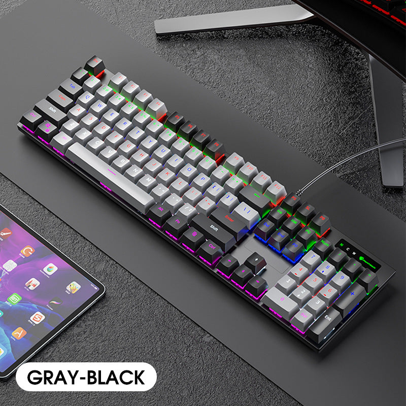 Ergonomische RGB Mechanische Gaming-Tastatur Karnz