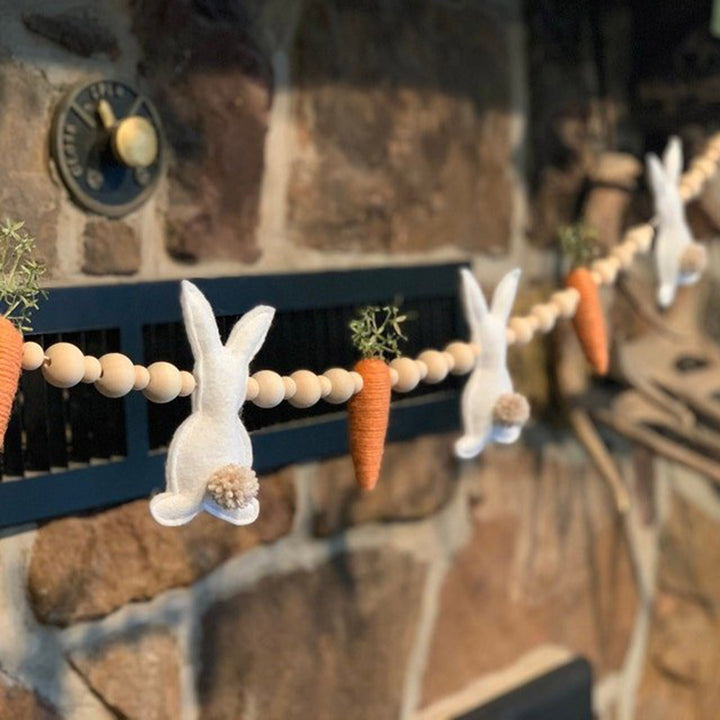 Dekorative Kaninchen Girlande