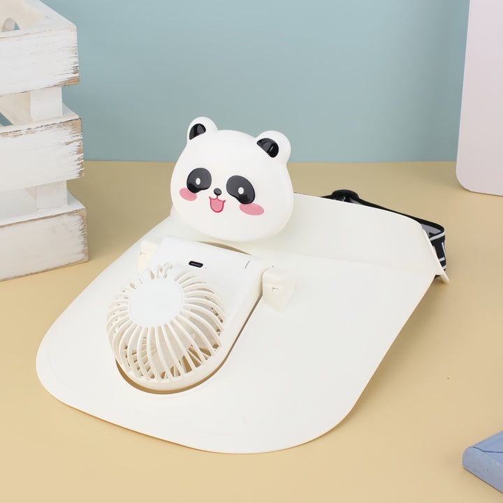 Damen Tragbarer Handventilator mit vielseitigem Pandadesign Karnz