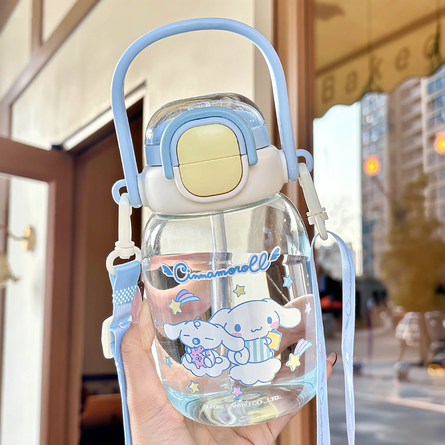 Damen Praktische Trinkflasche mit ergonomischem Griff Karnz