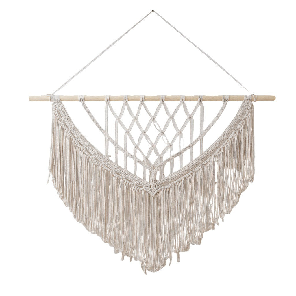 Dekorative Macramé Wandteppich Karnz