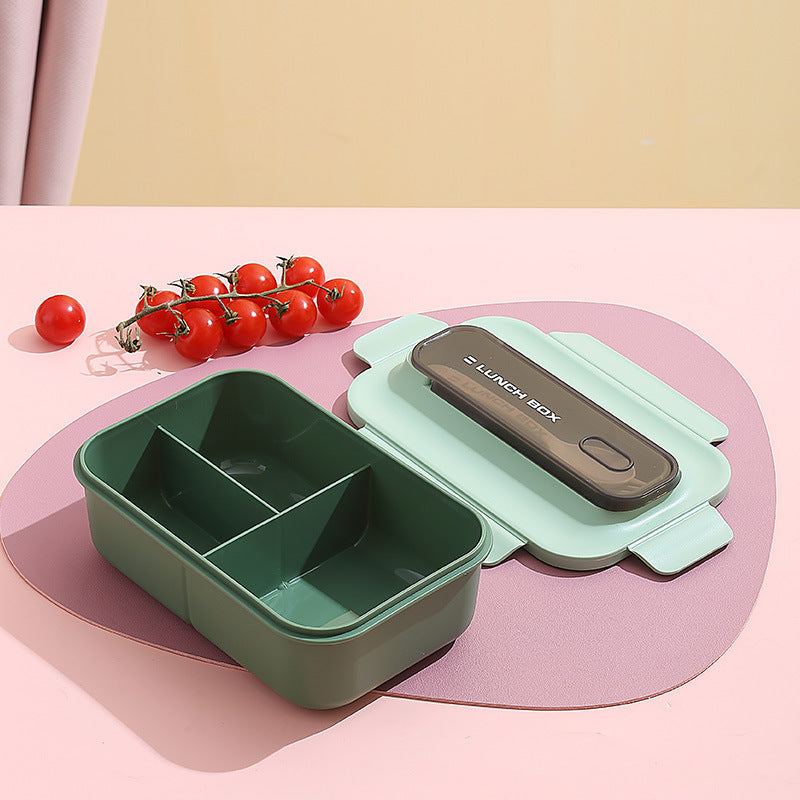 Vielseitige Auslaufsichere Bento Lunchbox mit Eingebautem Besteckset