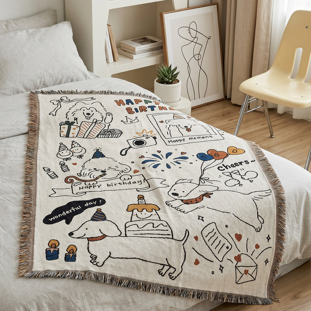 Dekorative Wurfdecke