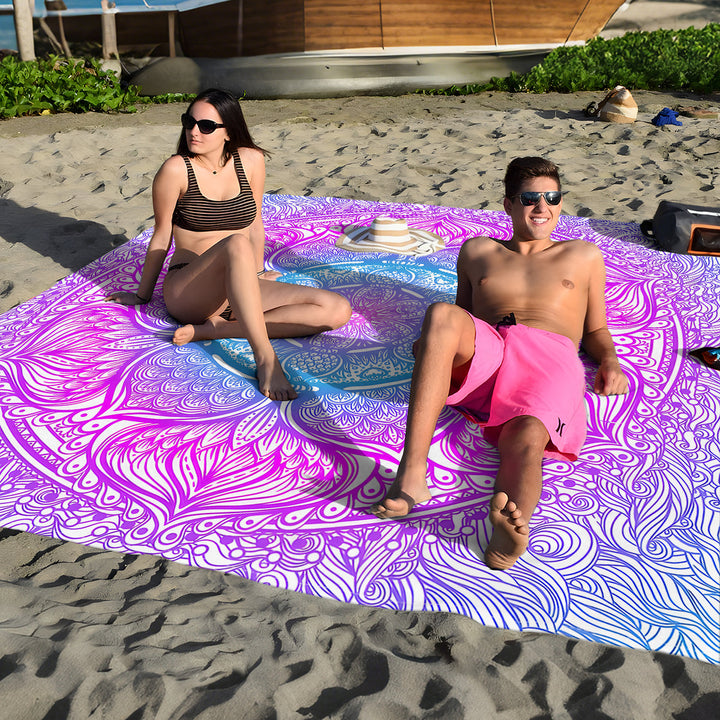 Mandala Design Strandmatte Karnz