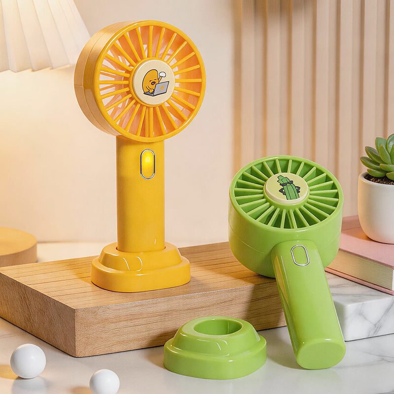 Damen Tragbarer Handheld Ventilator mit lustigem Tierdesign Karnz